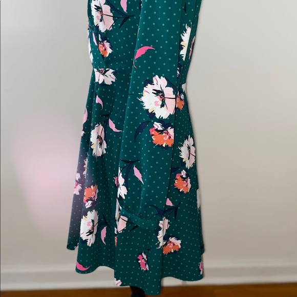 Express Floral & Polka Dot Dress - Picture 2 of 4